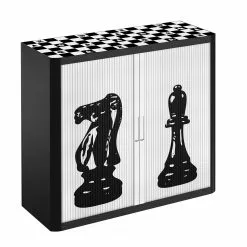 EasyOffice by Paperflow Aktenschrank easyOffice - Noire et Blanc VII - Schwarz / Weiß -Büromöbel Verkaufsgeschäft aktenschrank easyoffice noire et blanc vii 1890482