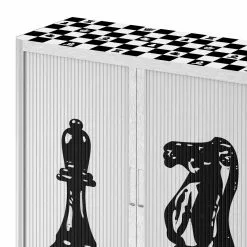 EasyOffice by Paperflow Aktenschrank easyOffice - Noire et Blanc VIII - Schwarz / Weiß -Büromöbel Verkaufsgeschäft aktenschrank easyoffice noire et blanc viii 1890186