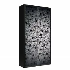 EasyOffice by Paperflow Aktenschrank easyOffice Noire et Blanc I - Schwarz / Weiß - Höhe: 204 cm -Büromöbel Verkaufsgeschäft aktenschrank easyoffice nore et blanc i 204 cm 1851518