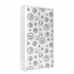 EasyOffice by Paperflow Rollladenschrank easyOffice - Papier Peints - Weiß / Schwarz - Höhe: 204 cm -Büromöbel Verkaufsgeschäft aktenschrank easyoffice papier peints 204 cm 1893298