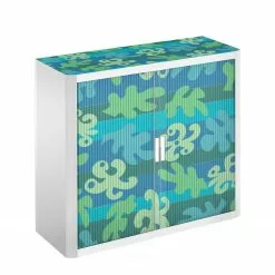 EasyOffice by Paperflow Rollladenschrank easyOffice - Papier Peints III - Blau / Grün - Höhe: 104 cm 11 EasyOffice by Paperflow Rollladenschrank easyOffice - Papier Peints III - Blau / Grün - Höhe: 104 cm -Büromöbel Verkaufsgeschäft aktenschrank easyoffice papier peints iii 104 cm 1892866