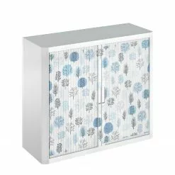 EasyOffice by Paperflow Rollladenschrank easyOffice - Papier Peints IX - Höhe: 104 cm -Büromöbel Verkaufsgeschäft aktenschrank easyoffice papier peints ix 104 cm 1892134