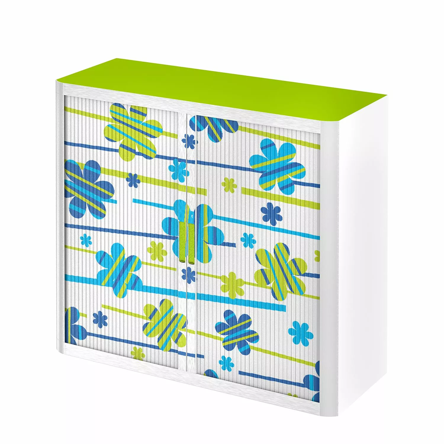 EasyOffice by Paperflow Rollladenschrank easyOffice - Papier Peints VI - Mehrfarbig - Höhe: 104 cm 3 EasyOffice by Paperflow Rollladenschrank easyOffice - Papier Peints VI - Mehrfarbig - Höhe: 104 cm