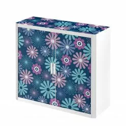 EasyOffice by Paperflow Rollladenschrank easyOffice - Papier Peints X - Dunkelblau