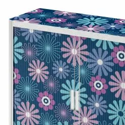 EasyOffice by Paperflow Rollladenschrank easyOffice - Papier Peints X - Dunkelblau -Büromöbel Verkaufsgeschäft aktenschrank easyoffice papier peints x 1891898