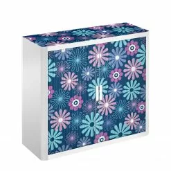 EasyOffice by Paperflow Rollladenschrank easyOffice - Papier Peints X - Dunkelblau -Büromöbel Verkaufsgeschäft aktenschrank easyoffice papier peints x 1891906