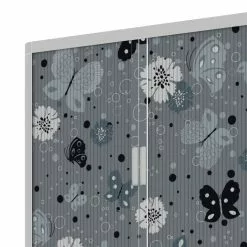 EasyOffice by Paperflow Rollladenschrank easyOffice - Papier Peints XI - Grau -Büromöbel Verkaufsgeschäft aktenschrank easyoffice papier peints xi 1887566