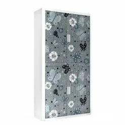 EasyOffice by Paperflow Rollladenschrank easyOffice - Papier Peints XI - Grau -Büromöbel Verkaufsgeschäft aktenschrank easyoffice papier peints xi 1887574