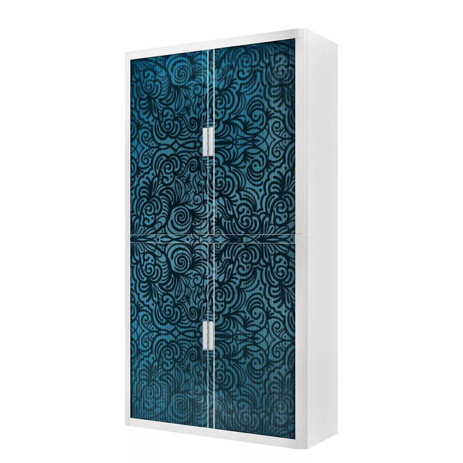 EasyOffice by Paperflow Aktenschrank easyOffice Papiers Peints I - Petrol - Höhe: 204 cm 3 EasyOffice by Paperflow Aktenschrank easyOffice Papiers Peints I - Petrol - Höhe: 204 cm