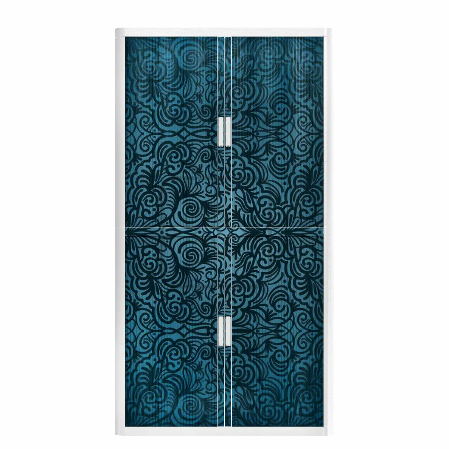 EasyOffice by Paperflow Aktenschrank easyOffice Papiers Peints I - Petrol - Höhe: 204 cm 4 EasyOffice by Paperflow Aktenschrank easyOffice Papiers Peints I - Petrol - Höhe: 204 cm – Bild 2