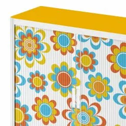 EasyOffice by Paperflow Rollladenschrank easyOffice - Papiers Peints II - Mehrfarbig - Höhe: 104 cm -Büromöbel Verkaufsgeschäft aktenschrank easyoffice papiers peints ii 104 cm 1850498