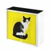 EasyOffice by Paperflow Rollladenschrank easyOffice Pop Art Cat - Weiß / Gelb -Büromöbel Verkaufsgeschäft aktenschrank easyoffice pop art cat weiss gelb 1888006