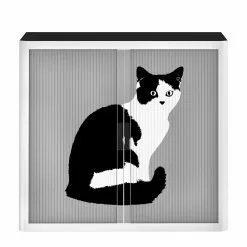 EasyOffice by Paperflow Rollladenschrank easyOffice Pop Art Cat - Weiß / Grau 10 EasyOffice by Paperflow Rollladenschrank easyOffice Pop Art Cat - Weiß / Grau -Büromöbel Verkaufsgeschäft aktenschrank easyoffice pop art cat weiss grau 1955734