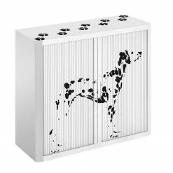 EasyOffice by Paperflow Rollladenschrank easyOffice - Pop Art Dalmatian - Schwarz / Weiß 12 EasyOffice by Paperflow Rollladenschrank easyOffice - Pop Art Dalmatian - Schwarz / Weiß -Büromöbel Verkaufsgeschäft aktenschrank easyoffice pop art dalmatian 1887694