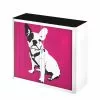 EasyOffice by Paperflow Rollladenschrank easyOffice Pop Art Dog - Weiß / Pink -Büromöbel Verkaufsgeschäft aktenschrank easyoffice pop art dog weiss pink 1956290