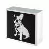 EasyOffice by Paperflow Rollladenschrank easyOffice Pop Art Dog - Weiß / Schwarz -Büromöbel Verkaufsgeschäft aktenschrank easyoffice pop art dog weiss schwarz 1894554