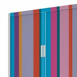 EasyOffice by Paperflow Aktenschrank easyOffice Rayures IV - Mehrfarbig -Büromöbel Verkaufsgeschäft aktenschrank easyoffice rayures iv 1887730