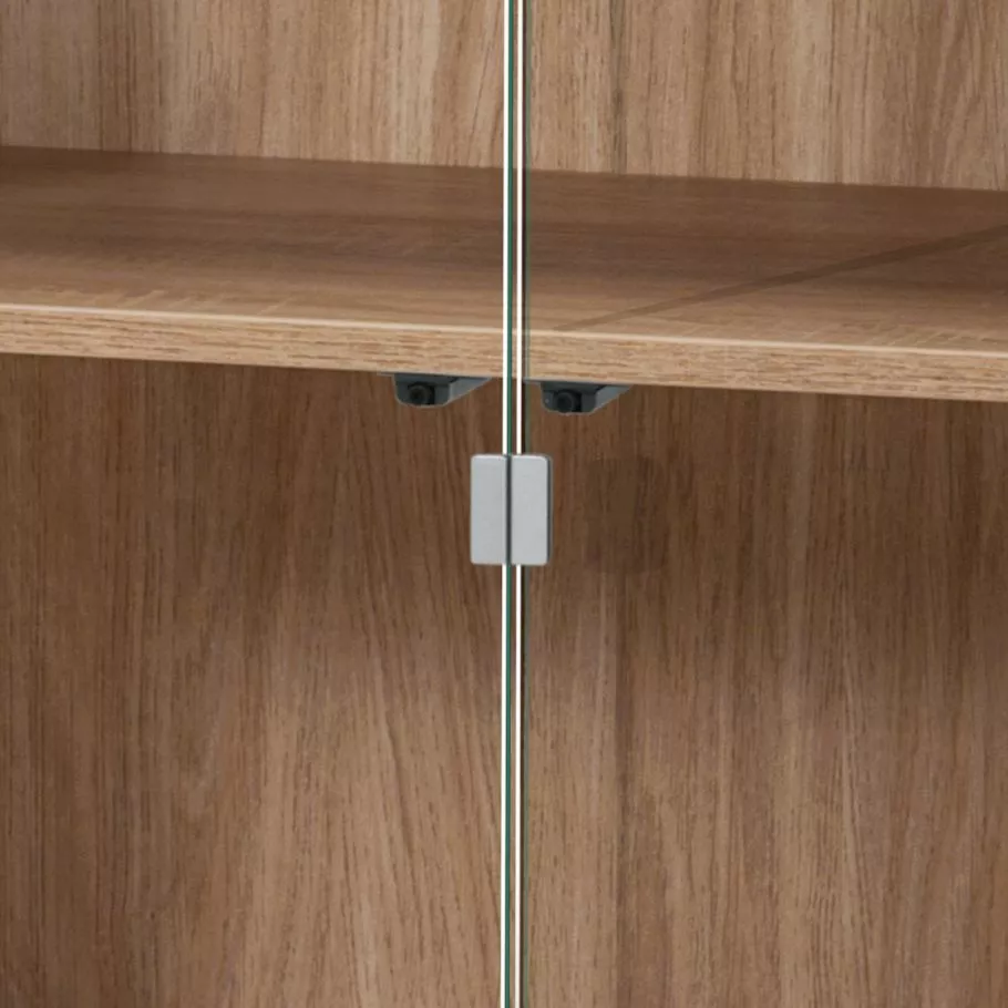 Aktenschrank Merit II - Eiche Sonoma Dekor / Klarglas 8 Aktenschrank Merit II - Eiche Sonoma Dekor / Klarglas – Bild 6