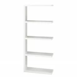 Fredriks Anbauregal Concept II - Hochglanz Weiß