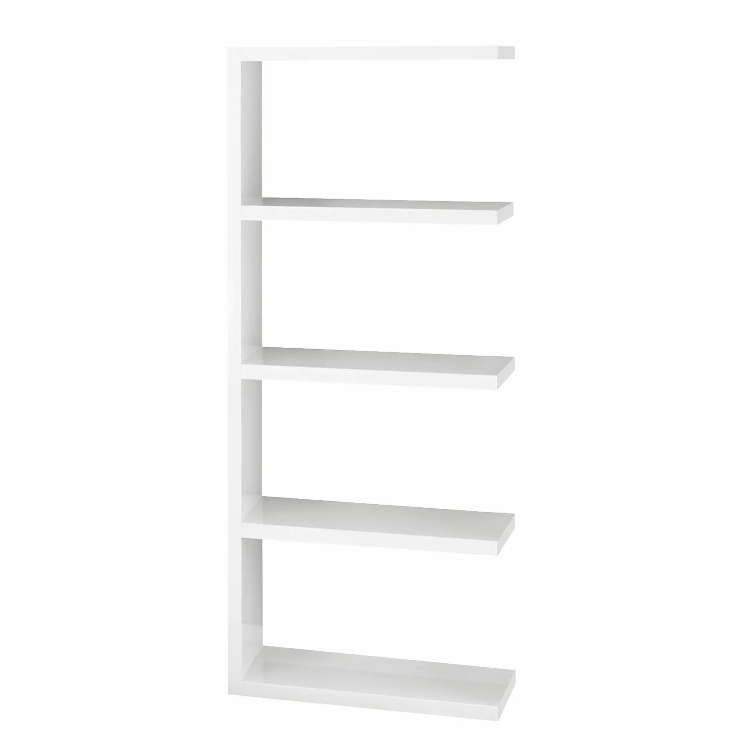 Fredriks Anbauregal Concept II - Hochglanz Weiß 3 Fredriks Anbauregal Concept II - Hochglanz Weiß