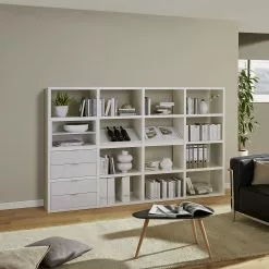 Fredriks Anbauregal Concept II - Hochglanz Weiß 11 Fredriks Anbauregal Concept II - Hochglanz Weiß -Büromöbel Verkaufsgeschäft anbauregal rodos ii hochglanz weiss 1890666