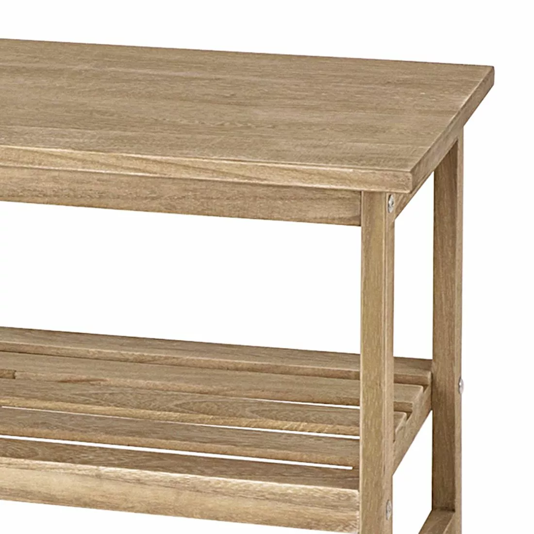 Home Design Beistellregal Frederick III - Paulownia massiv - Eiche hell lackiert 4 Home Design Beistellregal Frederick III - Paulownia massiv - Eiche hell lackiert – Bild 2