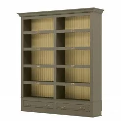 Maison Belfort Bücherregal Azjana I - Granit / Pinie Creme