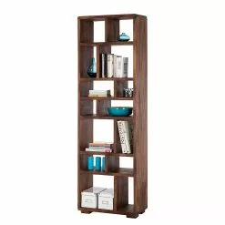 Ars Natura Bücherregal Trangle - Sheesham Massiv -Büromöbel Verkaufsgeschäft buecherregal trangle sheesham massiv 702670