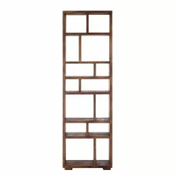 Ars Natura Bücherregal Trangle - Sheesham Massiv -Büromöbel Verkaufsgeschäft buecherregal trangle sheesham massiv 702678