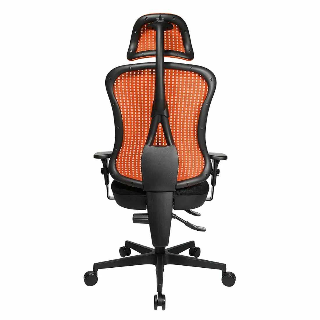 Topstar Bürodrehstuhl Head Point - Rot / Schwarz - Mit Kopfstütze - Höhenverstellbare Armlehnen 7 Topstar Bürodrehstuhl Head Point - Rot / Schwarz - Mit Kopfstütze - Höhenverstellbare Armlehnen – Bild 5