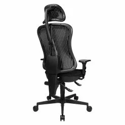 Topstar Bürodrehstuhl Head Point - Schwarz - Mit Kopfstütze - Höhenverstellbare Armlehnen -Büromöbel Verkaufsgeschäft buerodrehstuhl head point hoehenverstellbare armlehnen schwarz 1140222