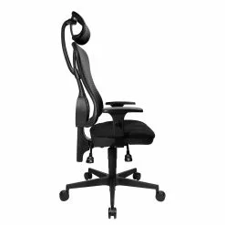 Topstar Bürodrehstuhl Head Point - Schwarz - Mit Kopfstütze - Höhenverstellbare Armlehnen -Büromöbel Verkaufsgeschäft buerodrehstuhl head point hoehenverstellbare armlehnen schwarz 1140226