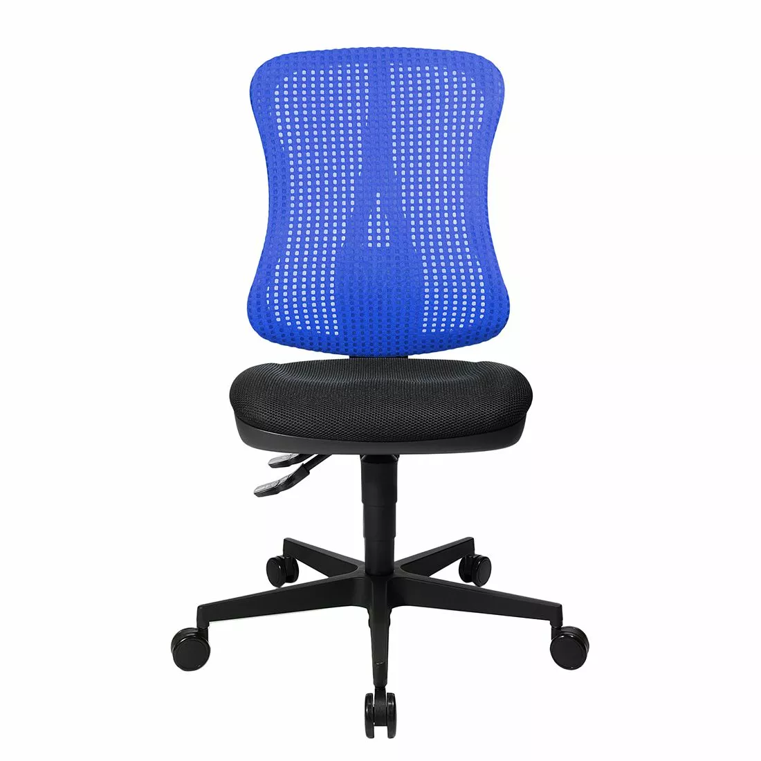 Topstar Bürodrehstuhl Head Point - Blau / Schwarz - Ohne Kopfstütze - Ohne Armlehnen 5 Topstar Bürodrehstuhl Head Point - Blau / Schwarz - Ohne Kopfstütze - Ohne Armlehnen – Bild 3