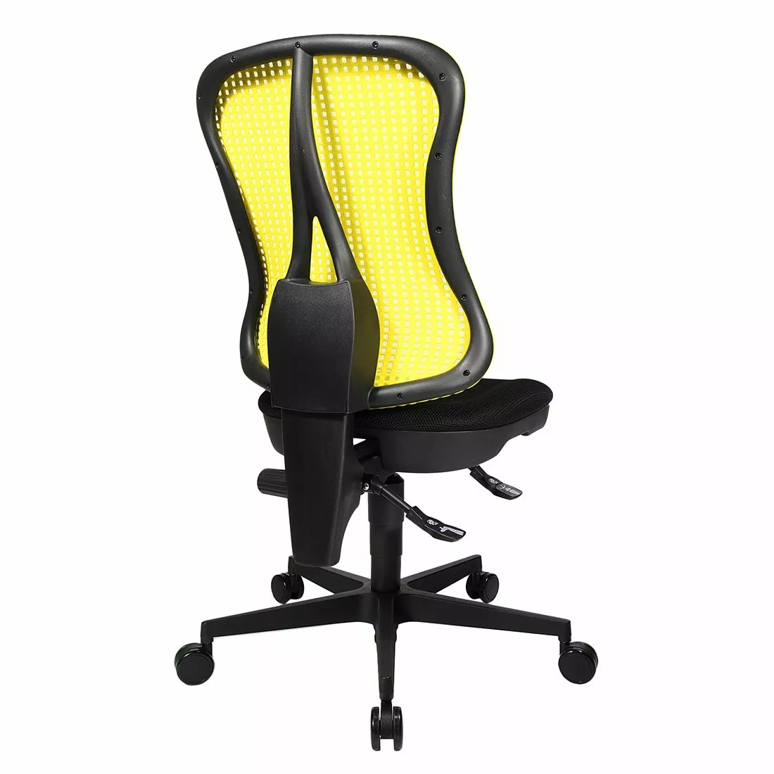 Topstar Bürodrehstuhl Head Point - Gelb / Schwarz - Ohne Kopfstütze - Ohne Armlehnen 8 Topstar Bürodrehstuhl Head Point - Gelb / Schwarz - Ohne Kopfstütze - Ohne Armlehnen – Bild 6