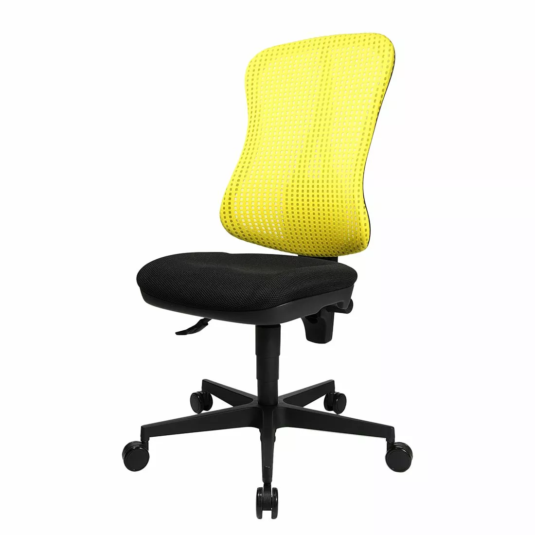 Topstar Bürodrehstuhl Head Point - Gelb / Schwarz - Ohne Kopfstütze - Ohne Armlehnen 6 Topstar Bürodrehstuhl Head Point - Gelb / Schwarz - Ohne Kopfstütze - Ohne Armlehnen – Bild 4