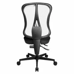 Topstar Bürodrehstuhl Head Point - Weiß / Schwarz - Ohne Kopfstütze - Ohne Armlehnen -Büromöbel Verkaufsgeschäft buerodrehstuhl head point ohne armlehnen weiss schwarz 1139734