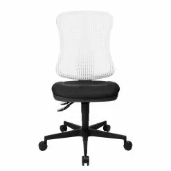 Topstar Bürodrehstuhl Head Point - Weiß / Schwarz - Ohne Kopfstütze - Ohne Armlehnen -Büromöbel Verkaufsgeschäft buerodrehstuhl head point ohne armlehnen weiss schwarz 1139746