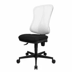 Topstar Bürodrehstuhl Head Point - Weiß / Schwarz - Ohne Kopfstütze - Ohne Armlehnen -Büromöbel Verkaufsgeschäft buerodrehstuhl head point ohne armlehnen weiss schwarz 1139750