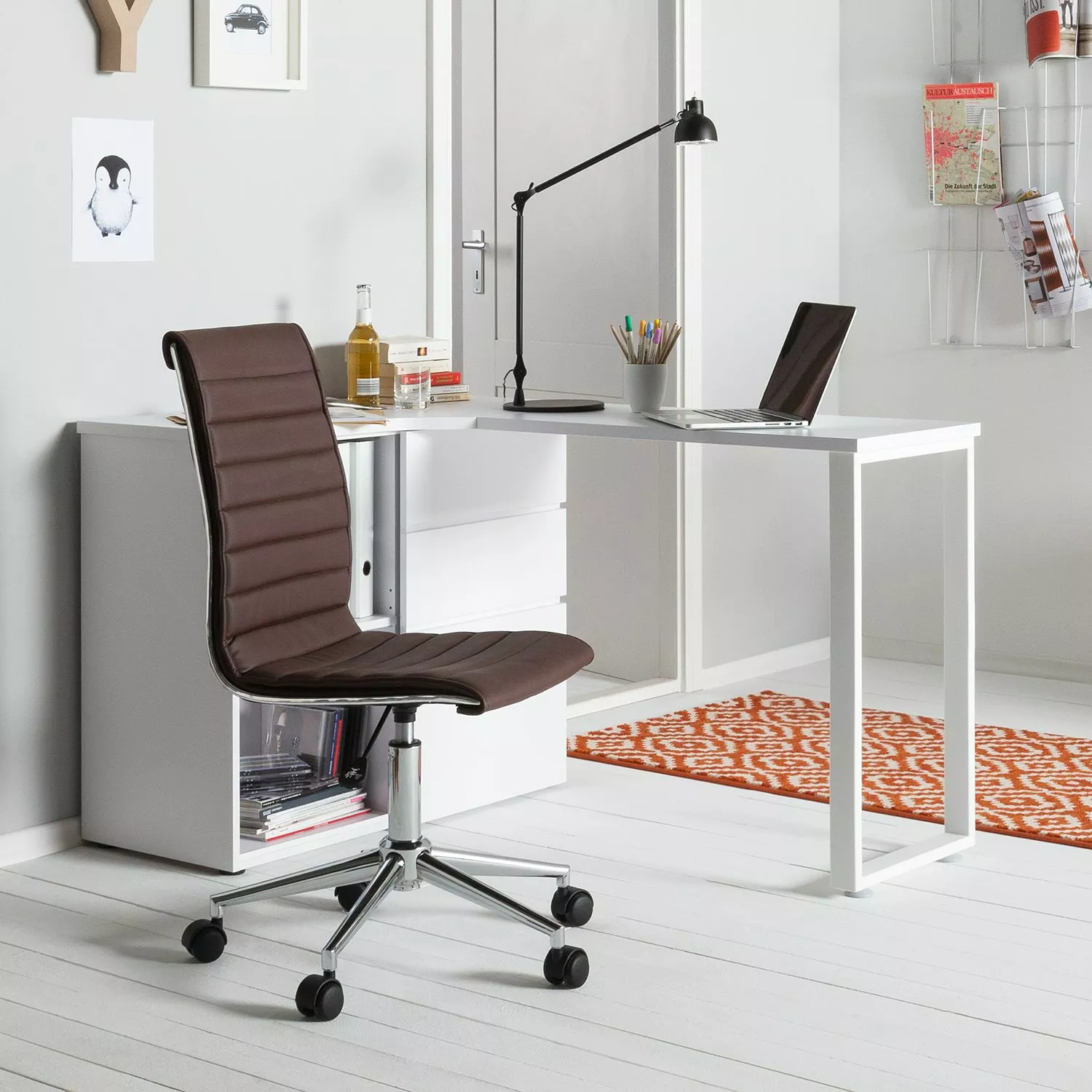 Mooved Bürodrehstuhl Marilyn - Braun 4 Mooved Bürodrehstuhl Marilyn - Braun – Bild 2