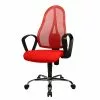 Topstar Bürodrehstuhl Open Point P Somo - Rot / Schwarz -Büromöbel Verkaufsgeschäft buerodrehstuhl open point p somo textilbezug rot 248319
