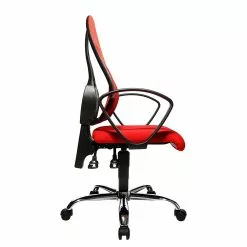 Topstar Bürodrehstuhl Open Point P Somo - Rot / Schwarz -Büromöbel Verkaufsgeschäft buerodrehstuhl open point p somo textilbezug rot 248321