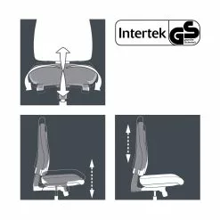 Topstar Bürodrehstuhl Sitness 15 - Blau -Büromöbel Verkaufsgeschäft buerodrehstuhl sitness 15 blau 2017394