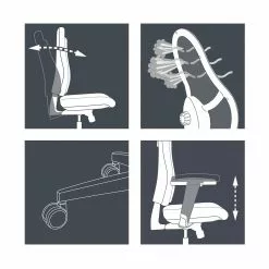 Topstar Bürodrehstuhl Sitness 15 - Blau -Büromöbel Verkaufsgeschäft buerodrehstuhl sitness 15 blau 2017398