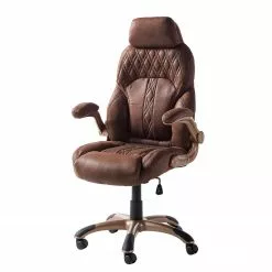 Home24office Chefsessel Baylor XXL - Braun / Kupfer -Büromöbel Verkaufsgeschäft chefsessel baylor xxl microfaser kunststoff kupfer 5014504