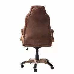Home24office Chefsessel Baylor XXL - Braun / Kupfer -Büromöbel Verkaufsgeschäft chefsessel baylor xxl microfaser kunststoff kupfer 5014508