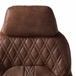 Home24office Chefsessel Baylor XXL - Braun / Kupfer -Büromöbel Verkaufsgeschäft chefsessel baylor xxl microfaser kunststoff kupfer 5014512