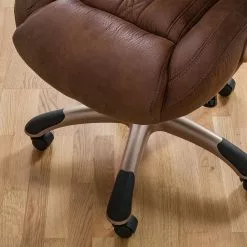 Home24office Chefsessel Baylor XXL - Braun / Kupfer -Büromöbel Verkaufsgeschäft chefsessel baylor xxl microfaser kunststoff kupfer 5126540