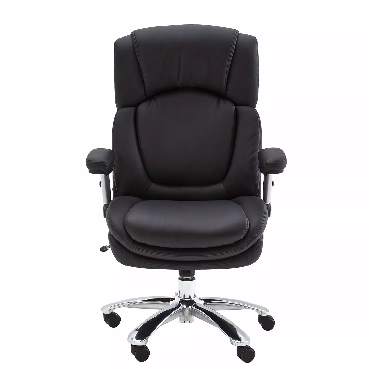 Fredriks Chefsessel Buda XXL - Kunstleder - Schwarz / Silber 6 Fredriks Chefsessel Buda XXL - Kunstleder - Schwarz / Silber – Bild 4