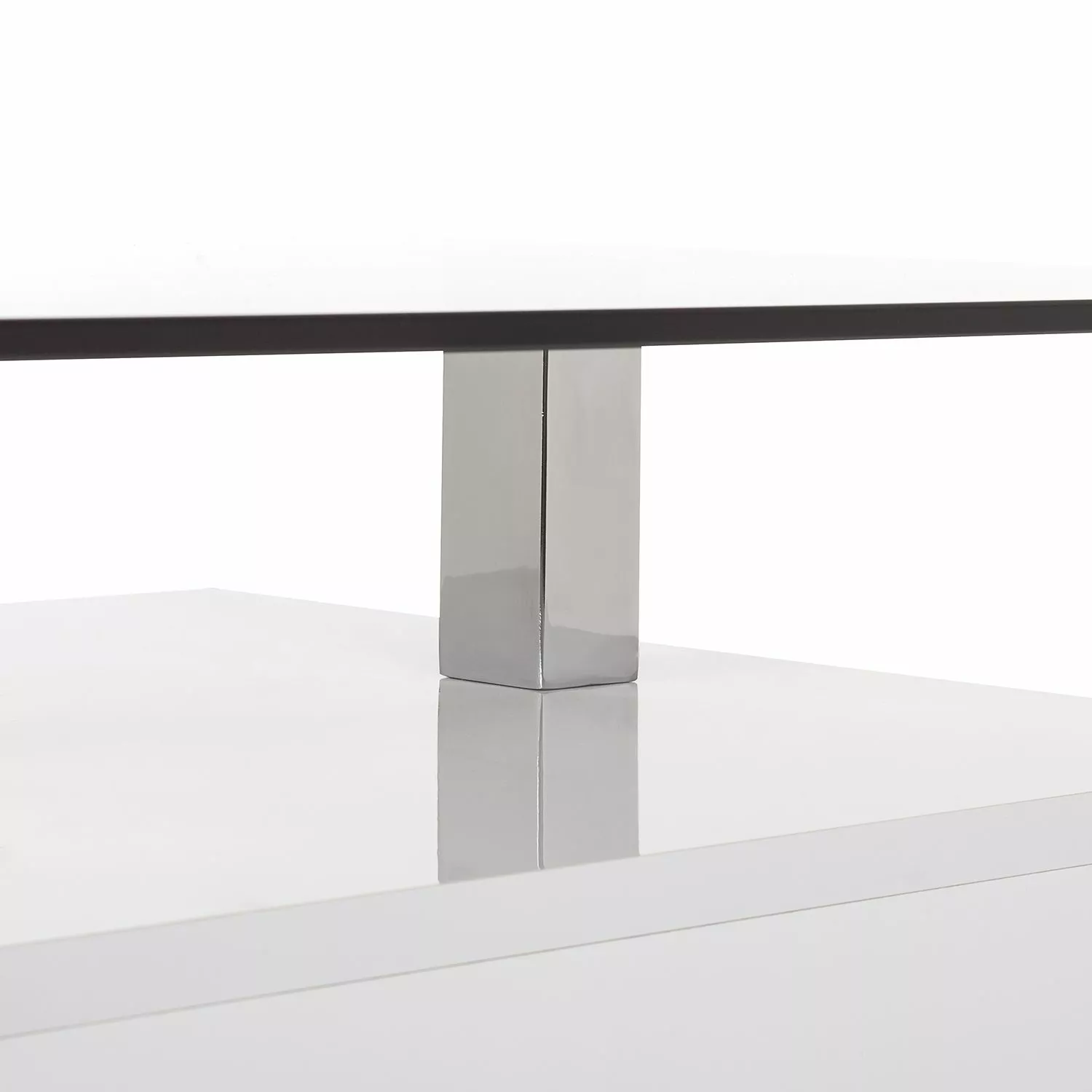 Maja Möbel Computertisch Sima - Hochglanz Weiß / Chrom 12 Maja Möbel Computertisch Sima - Hochglanz Weiß / Chrom – Bild 10