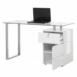 Maja Möbel Computertisch Sima - Hochglanz Weiß / Chrom 16 Maja Möbel Computertisch Sima - Hochglanz Weiß / Chrom -Büromöbel Verkaufsgeschäft computertisch sima hochglanz weiss chrom 3375745
